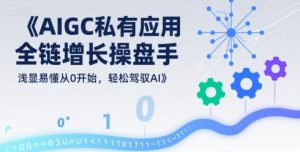 AIGC私有化应用全链增长操盘手,浅显易懂从0开始,轻松驾驭AI-知乎者也