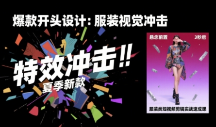 服装类短视频剪辑实战速成课,30天掌握算法适配剪辑术,完播率提升25%-知乎者也