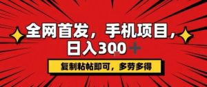 手机项目，日入3张+，复制黏贴即可，可矩阵操作，动手不动脑【揭秘】-知乎者也