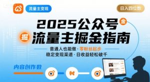 公众号流量主变现项目2025,普通人也能通过这个项目日入四位数-知乎者也