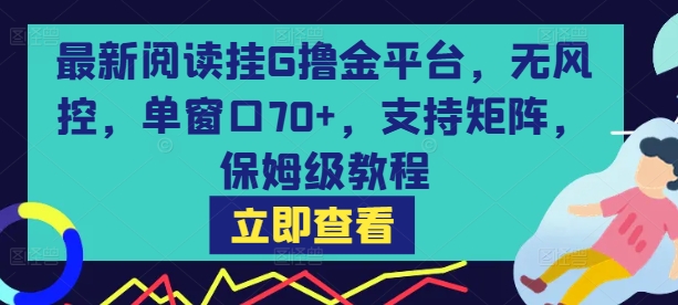 最新阅读挂G撸金平台，无风控，单窗口70+，支持矩阵，保姆级教程【揭秘】-知乎者也