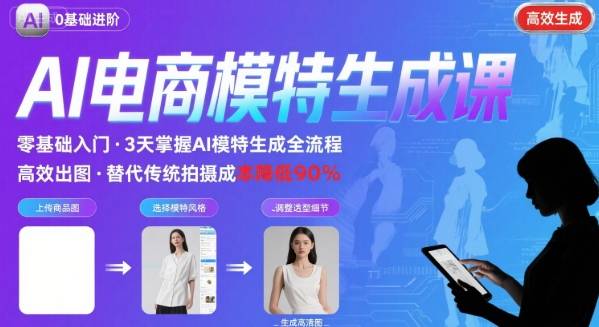 AI模特进阶课程,0基础高效生成逼真电商模特图-知乎者也