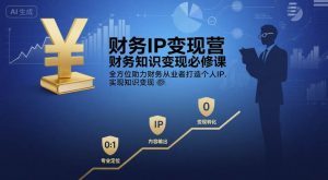 财务IP变现营,财务知识变现必修课,全方位助力财务从业者打造个人IP,实现知识变现-知乎者也