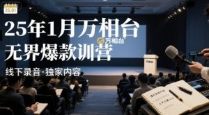 25年1月万相台无界爆款特训营线下录音-知乎者也