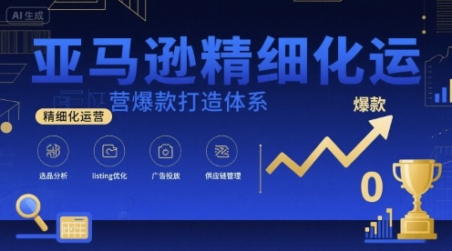 亚马逊精细化运营爆款打造体系,视频课+全套资料文档-知乎者也