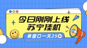 苏宁全自动采集挂G项目 稳定可批量 单窗口收益30+ 附教程【揭秘】-知乎者也