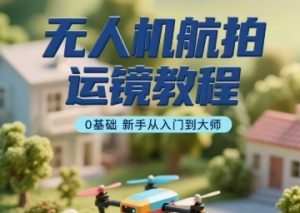 无人机航拍运镜教程,0基础新手从入门到大师-知乎者也