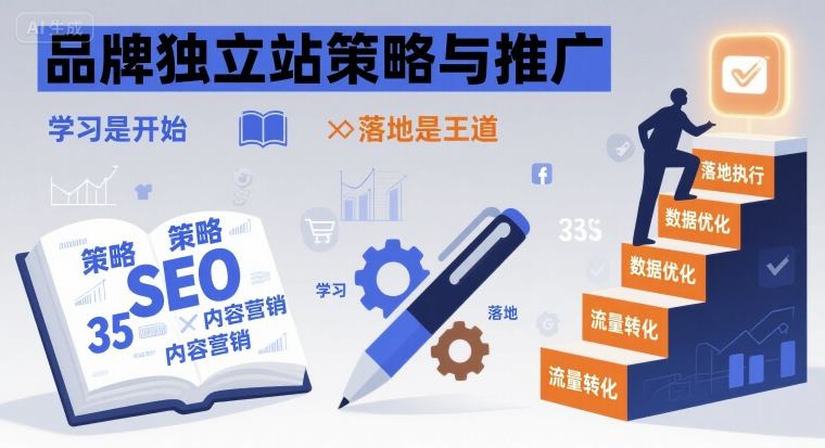 品牌独立站策略与推广,学习是开始,落地是王道-知乎者也