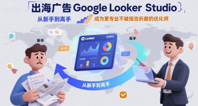 出海广告Google Looker Studio从新手到高手,成为更专业不被报告折磨的优化师-知乎者也