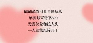 2025最新网盘自撸玩法,单机每天稳下3张,无需流量和拉人头,一个人就可轻松矩阵,全网独一份【揭秘】-知乎者也