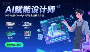 AI赋能设计师, 2025全新comfyui设计全流程工作流 ,室内-建筑-景观-美术,零基础直接上手-知乎者也