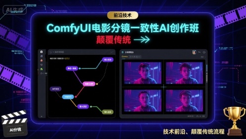 ComfyUI电影分镜一致性AI创作班,前沿技术,颠覆传统-知乎者也