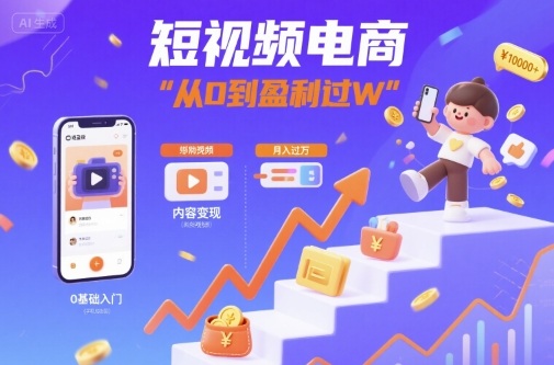 短视频电商：短视频变现从0到盈利过W-知乎者也