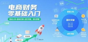电商财务零基础入门,基础认知+基础实操+进阶突破,轻松掌握-知乎者也