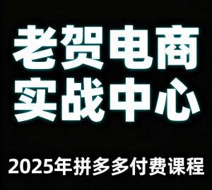 老贺电商2025年拼多多付费课程，用通俗易懂的方法告诉你多多怎么玩-知乎者也
