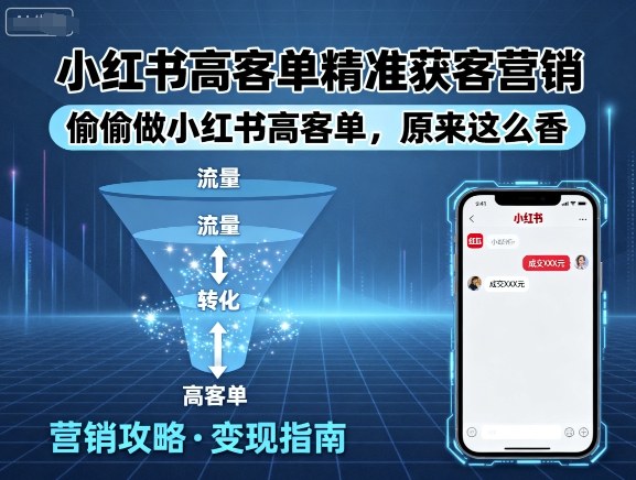 小红书高客单精准获客营销,偷偷做小红书高客单,原来这么香-知乎者也