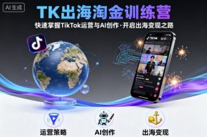 TK出海淘金训练营,助你快速掌握TikTok运营与AI创作,开启出海变现之路-知乎者也