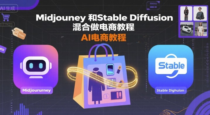 Midjourney和Stable Diffusion混合做电商教程-ai电商教程-知乎者也