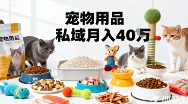 月变现40个！宠物用品私域运营的精准掘金之道玩法-知乎者也