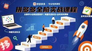 拼多多全阶实战课程，从新手小白到运营高手，海量实战玩法+全年实时更新【2025年9月更新】-知乎者也