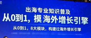 出海专业知识普及，从0到1，8大模块构建你的海外增长引擎-知乎者也