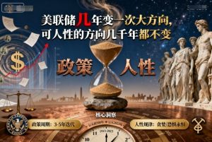 付费文章:美联储几年变一次大方向,可人性的方向几千年都不变-知乎者也