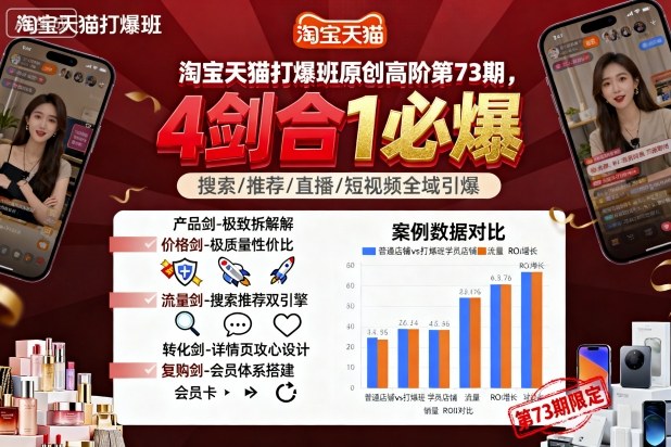 淘宝天猫打爆班原创高阶第73期,4剑合1必爆-知乎者也