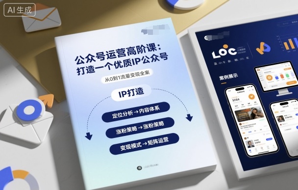 公众号运营高阶课,打造一个优质IP公众号-知乎者也