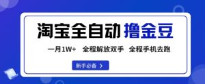 淘宝菜鸟全自动撸金豆，轻松月入1W+，全程手机去跑，操作简单【揭秘】-知乎者也