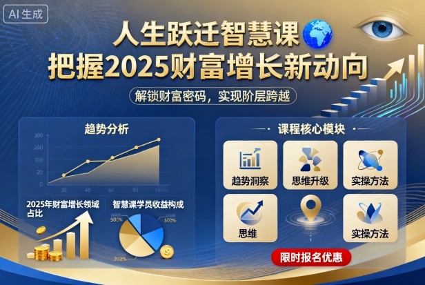 人生跃迁智慧课,把据2025财富增长新动向-知乎者也