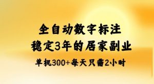 全自动数字标注,稳定3年的蓝海项目,居家也能矩阵开干的副业,单机日入3张+【揭秘】-知乎者也