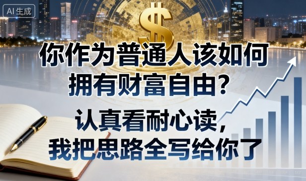 付费文章:你作为普通人该如何拥有财富自由?认真看耐心读,我把思路全写给你了-知乎者也