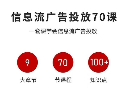 信息流广告投放实战70课,一套课学会信息流广告投放,迄今为止,最系统化教程-知乎者也