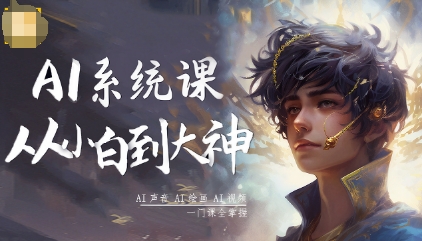 AI系统课程,从小白到大神系统学AI,AI声音-AI绘画-AI视频一门课全掌握-知乎者也