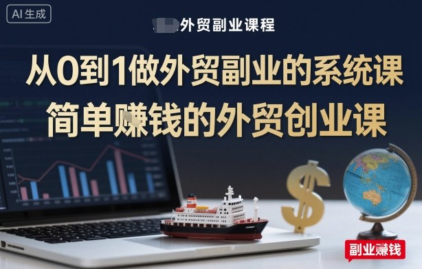 从0到1做外贸副业的系统课,简单賺钱的外贸创业课-知乎者也