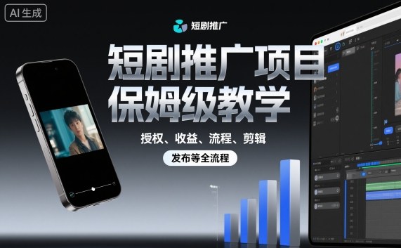 短剧推广项目保姆级教学,授权、收益、流程、剪辑,发布等全流程-知乎者也