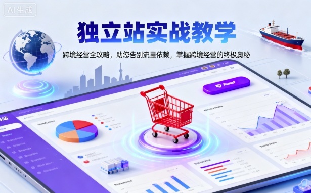 独立站实战教学,跨境经营全攻略,助您告别流量依赖,掌握跨境经营的终极奥-知乎者也