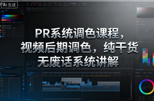 PR系统调色课程,视频后期调色,纯干货无废话系统讲解-知乎者也