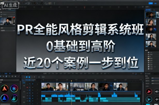 PR全能风格剪辑系统班，0基础到高阶，近20个案例一步到位-知乎者也