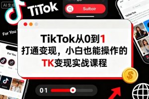TikTok从0到1打通变现,小白也能操作的TK变现实战课程-知乎者也