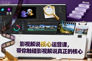 影视解说核心运营课,带你触碰影视解说真正的核心-知乎者也