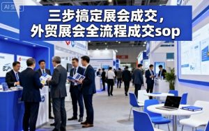 三步搞定展会成交,外贸展会全流程成交sop-知乎者也