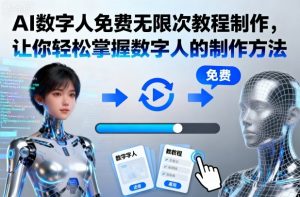 AI数字人免费无限次教程制作,让你轻松掌握数字人的制作方法-知乎者也