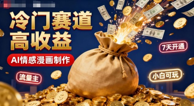 公众号冷门赛道,用AI做情感漫画,7天开通流量主,操作简单,小白可玩-知乎者也