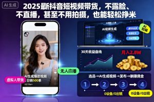 2025最新抖音短视频带货，不露脸、不直播，甚至不用拍摄，也能轻松挣米-知乎者也