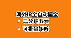 海外ip全自动掘金,2025必做蓝海项目,3分钟落地,矩阵直接开干【揭秘】-知乎者也