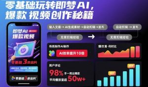 零基础玩转即梦AI,爆款视频创作秘籍-知乎者也