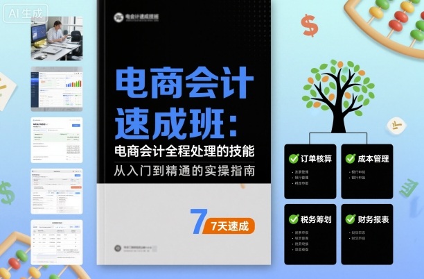 电商会计速成班，电商会计全程处理的技能-知乎者也