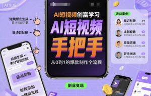 AI短视频创富学习,手把手教会你制作AI短视频-知乎者也