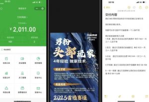 外面收费980全新男粉变现项目,竞争小,利润高,多种方式变现,独家技术-知乎者也